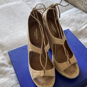Aquazzura Firenze Christy Wedge 130- Size 38